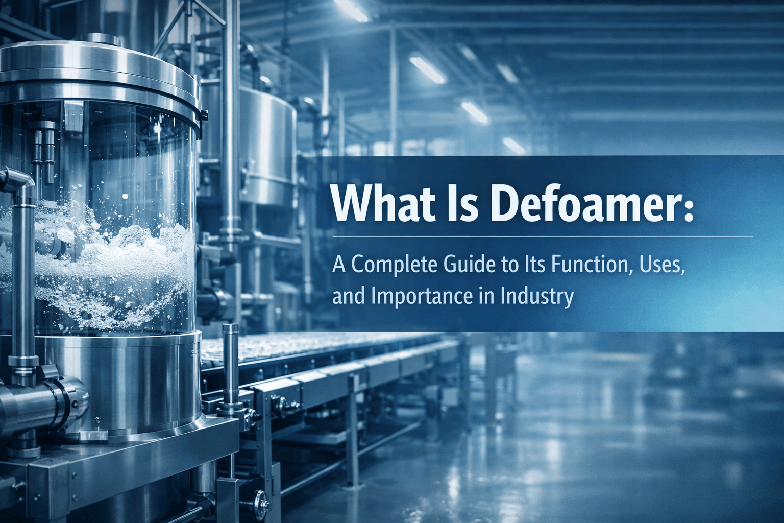 What Is Defoamer: A Complete Guide to Its Function, Uses, and Importance in Industry